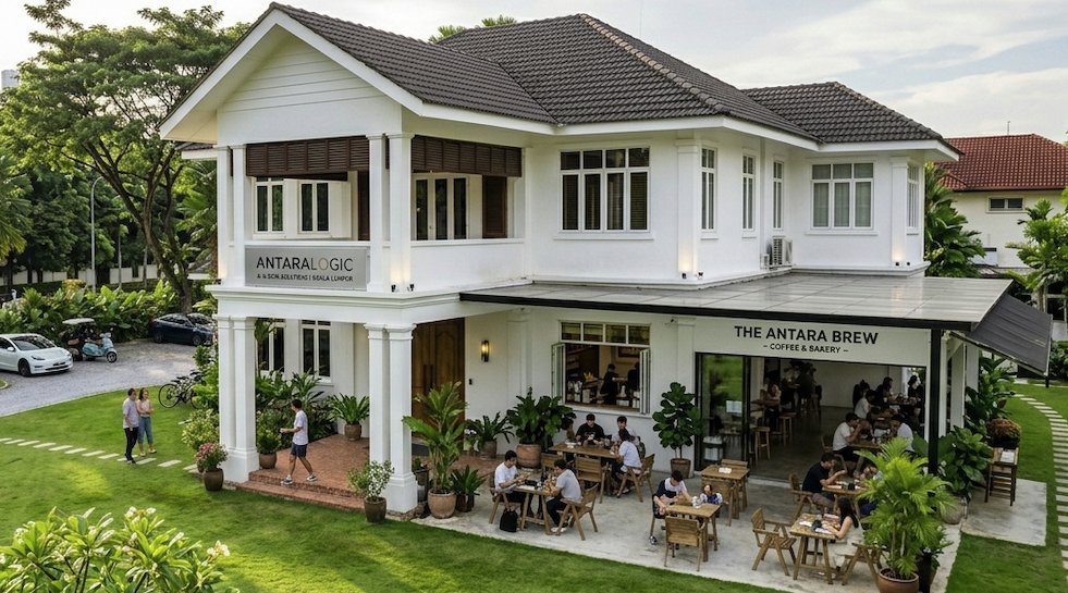 The Antara Brew — co-working at the office